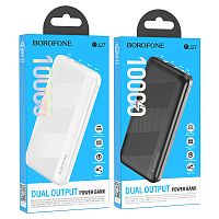 Мобильный аккумулятор Аккумулятор внешний Borofone BJ27, Pindar, 10000mAh, цвет: чёрный (1/66) (6974443387995)
