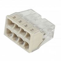 Строительно-монтажная клемма, 8 отверстий, 0,75-2,5 мм2, SmartBuy (SBE-pwco-8) (10/100)