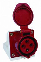 Розетка 114 стационарная 3Р+РЕ 16А 380В IP44 TDM (1/60) (SQ0602-0002)