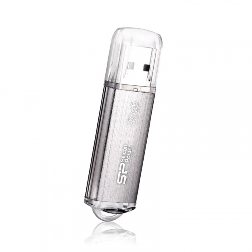 Флеш-накопитель USB  8GB  Silicon Power  Ultima II  серебро (SP008GBUF2M01V1S)