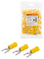 Наконечник НВИ с легким вводом проводника 5,5-5 вилка 4-6мм (100шт) TDM (1/72) (SQ0503-0208)