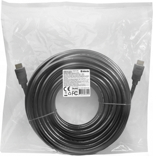 Кабель DEFENDER M-M HDMI-67 HDMI, ver 1.4, 20м пакет (1/20) (87357) фото 6