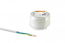 Провод TDM ПВС 3х1 ГОСТ (5м), белый (SQ0118-0006)