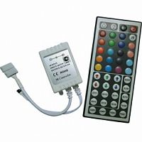 Ecola LED strip RGB IR controller 6A 72W 12V (144W 24V) с большим инфракрасным пультом управления (1/100) (CRL072ESB)