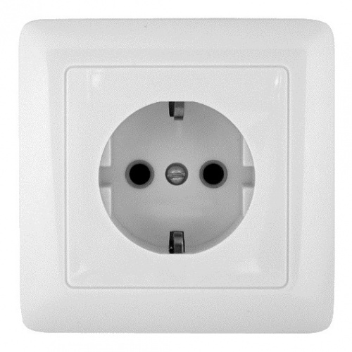 Розетка 1-м С/У ХИТ 16А IP20 250В с заземл. без защ. шторок бел. Systeme Electric RS16-134-B (1/81) Розетка 1-м С/У ХИТ 16А IP20 250В с заземл. без защ. шторок бел. Systeme Electric RS16-134-B (1/81)