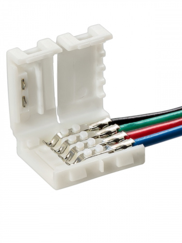 Коннектор для гибкого соединения двух светодиодных RGB лент шириной 10 мм, (уп. 2 шт), TDM (1/300) (SQ0331-0408) фото 3