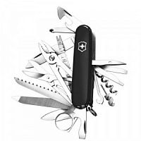 Нож перочинный Victorinox SwissChamp, 91 мм., 33 функции, чёрный (карт. коробка) (1.6795.3)