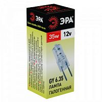 Лампа ЭРА галогенная GY6.35-JC-35W-12V GY6.35 35Вт капсула теплый белый свет (1/1000) (C0027371)