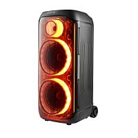 Колонка портативная DEFENDER Boomer 130 120Вт, BT/FM/TF/USB/MIC/Light, черный (1/1) (65133)