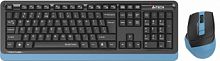Комплект беспроводной Клавиатура + Мышь A4TECH Fstyler FGS1035Q клав:черный/синий мышь:черный/синий USB Multimedia (FGS1035Q NAVY BLUE)(1/10)