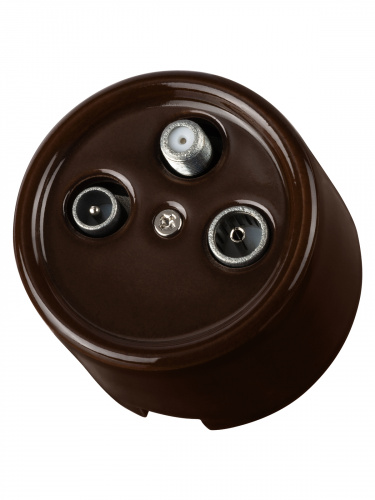 Розетка TDM TV+R+ SAT оконечная коричневая «Болонь» (1/72) (SQ1820-0457) фото 6 Розетка TDM TV+R+ SAT оконечная коричневая «Болонь» (1/72) (SQ1820-0457) фото 6