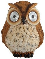 Светильник ЭРА ERAFYS01-10 садовый Сова рыжая на солнечной батарее полистоун 19 см (8/96) (Б0044842)