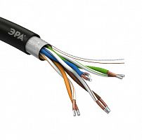 Кабель ЭРА витая пара F/UTP 4x2x24AWG Cat5e CCA PE OUTDOOR 305м SIMPLE (2/30) (Б0044441)