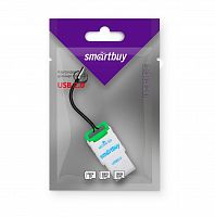 Картридер Smartbuy MicroSD, (SBR-707-G), зелёный (1/20)