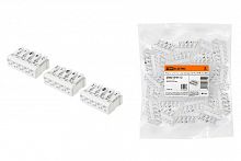 Клемма пружинная соединительная КСП5-3L+N+PE, 16 A TDM (SQ0510-0115)