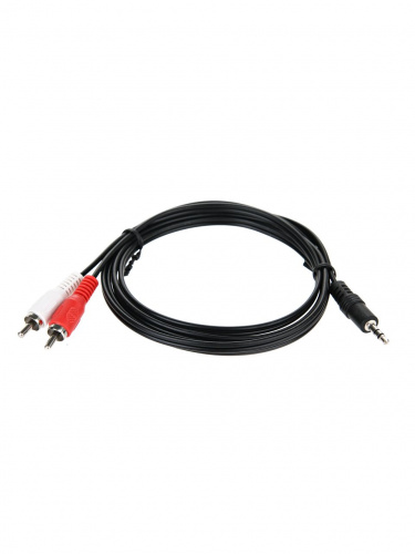 Кабель соединительный TELECOM 3.5 Jack (M) / 2xRCA (M), стерео, аудио, 1.5 м. (1/300) (TAV7183-1.5M) фото 2