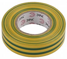 Изолента ЭРА из ПВХ 15мм*20м желто-зеленая (10/200/8000) (C0036548)