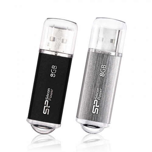 Флеш-накопитель USB  8GB  Silicon Power  Ultima II  чёрный (SP008GBUF2M01V1K) фото 3