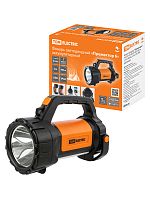 Фонарь TDM светодиодный "Прожектор 6", 5 Вт LED+10 SMD+9 SMD, 400 лм, 3,7 В 2x18650 2,4 А*ч, USB, (1/24) (SQ0350-0059)