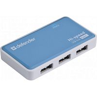 Разветвитель DEFENDER QUADRO POWER USB 2.0,4 порта (1/50) (83503)