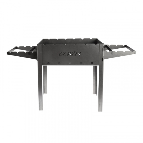 Мангал разборный "СОКОЛ" 43 сталь толщиной 2мм, размер жаровни 50х30см (1/40) (62-0034) фото 3