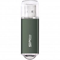 Флеш-накопитель USB  64GB  Silicon Power  Ultima II  зелёный (SP064GBUF2M01V1N)