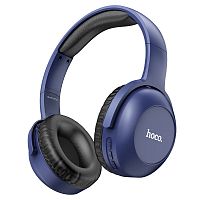 Наушники полноразмерные HOCO W33 Art, пластик, bluetooth 5.0, AUX, цвет: синий (1/30) (6931474755087)