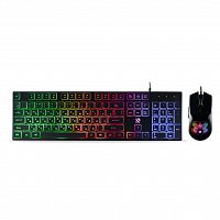 Комплект проводной игровой Клавиатура + Мышь Smartbuy Rush Sparkle SBC-251750G-K, черный (1/20)