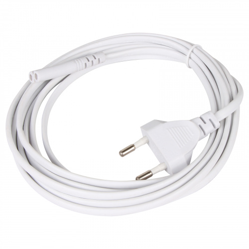 Кабель для аудио-видео техники IEC-320-C7, 2-pin 3m ,белый, iOpen<ACE023-W-3.0M> (1/100) (ACE023-W-3M) фото 3 Кабель для аудио-видео техники IEC-320-C7, 2-pin 3m ,белый, iOpen<ACE023-W-3.0M> (1/100) (ACE023-W-3M) фото 3