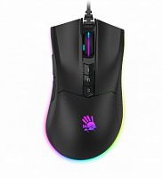 Мышь проводная игровая A4TECH Bloody P90s (8000dpi) USB (8but) черный (1/40) (P90S STONE BLACK)