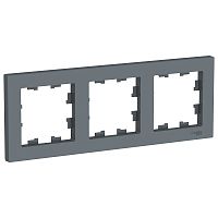 Рамка 3-м ATLASDESIGN универс. грифель Systeme Electric ATN000703 (1/5/20)