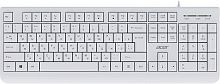 Клавиатура проводная Acer OKW400 белый USB Multimedia (ZL.KBDEE.01B) кабель 1.8м