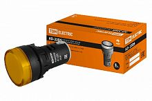 Лампа AD-22DS(LED)матрица d22мм желтый 230В TDM (SQ0702-0003)