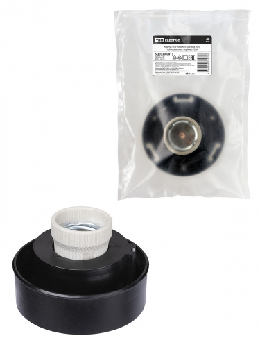 Корпус НТУ плоский (резьба А85, поликарбонат, черный) TDM (1/50) (SQ0320-0013)