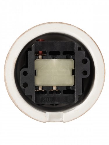 Выключатель фарфоровый поворотный проходной с ручкой (бантик) 10А мраморный «Болонь» TDM (1/72) (SQ1820-0111) фото 3 Выключатель фарфоровый поворотный проходной с ручкой (бантик) 10А мраморный «Болонь» TDM (1/72) (SQ1820-0111) фото 3