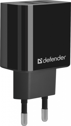 Блок питания сетевой 2 USB DEFENDER UPC-21, черный, 5V/2.1А, кабель microUSB (1/50) (83581) фото 4