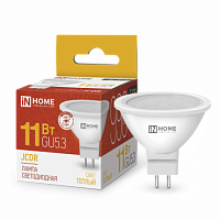 Лампа светодиодная IN HOME JCDR-VC 11Вт 230В GU5.3 3000К 990Лм (10/100) (4690612020341)