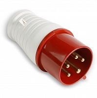 Вилка SMARTBUY переносная 025 3Р+РЕ+N 32А 380В IP44 (1/100) (SBE-32-PP5-380)