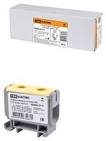 Клемма вводная силовая КВС 6-50 кв.мм. желтая TDM (1/480) (SQ0833-0113)