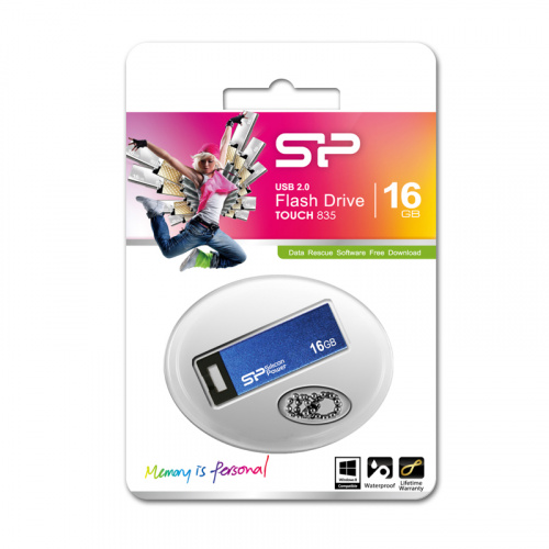 Флеш-накопитель USB 16GB Silicon Power Touch 835 синий металл (SP016GBUF2835V1B) фото 8 Флеш-накопитель USB 16GB Silicon Power Touch 835 синий металл (SP016GBUF2835V1B) фото 8