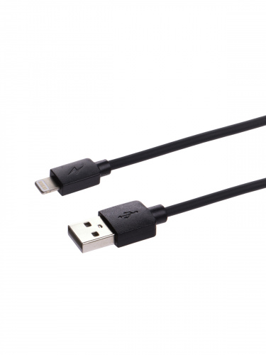 Дата-кабель TDM ДК 3, USB - Lightning, 1 м, черный, (1/400) (SQ1810-0303) фото 3 Дата-кабель TDM ДК 3, USB - Lightning, 1 м, черный, (1/400) (SQ1810-0303) фото 3