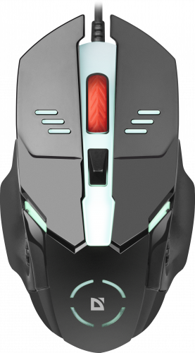 Мышь проводная игровая DEFENDER Ultra Gloss MB-490, USB, подсветка 7 цветов, 4 кнопки, 800-1000dpi, черный (1/40) (52490) фото 8