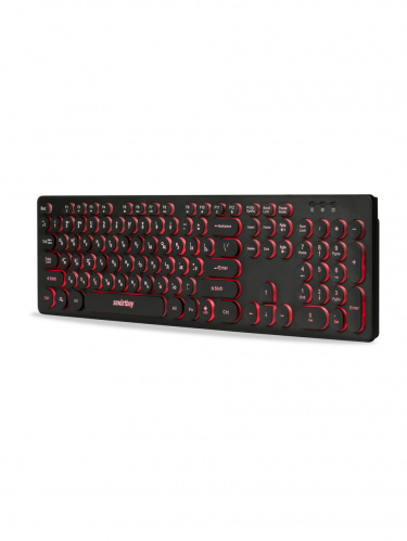 Клавиатура проводная Smartbuy ONE 328 USB с подсветкой, черная (1/20) (SBK-328U-K) фото 4