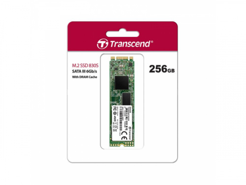 Внутренний SSD  Transcend  256GB  830S, SATA-III R/W - 560/520 MB/s, (M.2), 2280, 3D NAND (TS256GMTS830S)