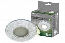 Светильник светодиодный TDM встраиваемый СВ 03-15 MR16 50Вт G5.3 подсветка 3 Вт зеркальный/хром (1/10/50) (SQ0359-0145)