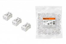 Клемма пружинная соединительная КСПн2-L+N, 16 A, с монтажной ножкой TDM (SQ0510-0106)