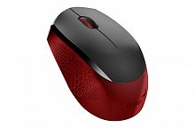 Мышь проводная GENIUS NX-8000S. Бесшумная, 3 кнопки, Сенсор Blue Eye. Частота 2.4 GHz, черно-красная (1/40) (31030025401)