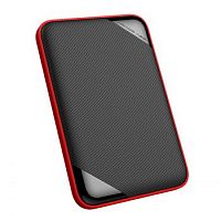 Внешний HDD  Siliсon Power  1 TB  A62S Armor, чёрный/красный, 2.5", USB 3.1 (SP010TBPHD62SS3K)