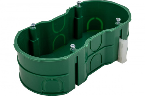 Коробка установочная С/У двойная 148х50мм IP30 Systeme Electric KM-252 (1/40) Коробка установочная С/У двойная 148х50мм IP30 Systeme Electric KM-252 (1/40)