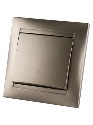 Кнопка звонковая 6А бронза , с/у, "Лама" (10/120) TDM (SQ1815-0708) фото 5